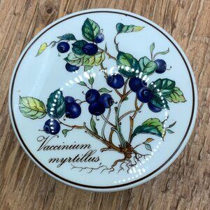 Villeroy and Boch Vintage German Myrtillus Porcelain Berries Trinket Box